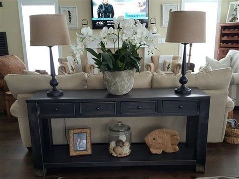 Decorating Sofa Table Behind Couch Ethnic Design