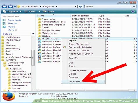 How To Open A File With Another Program Using Open With On Windows Vista