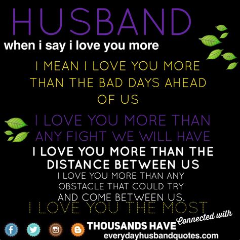 I Love You Quotes For Husband