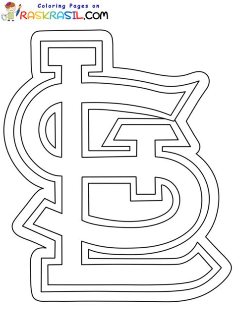 St Louis Cardinals Coloring Pages