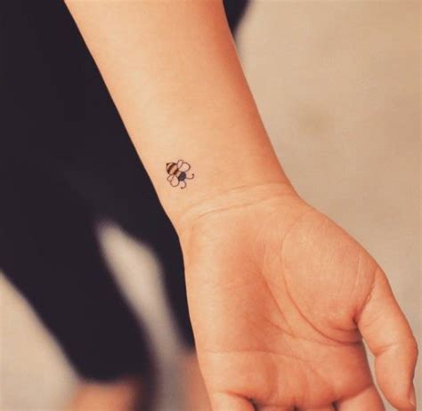 Small Bee Tatt Bee Tattoo Tiny Tattoos For Women Animal Tattoos For