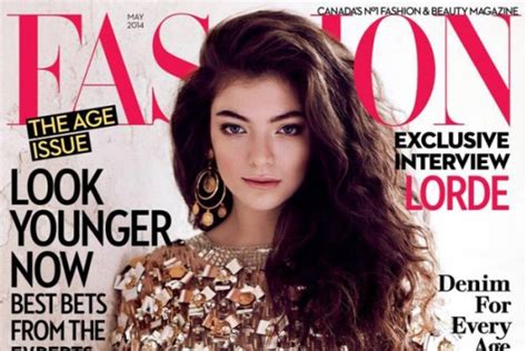 Lorde Covers Fashion Magazine May 2014 Issue