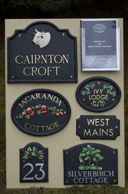 Free Custom Made House Signs Name Plaques House Names Sign By