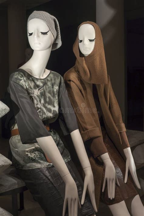 Fashion Mannequin Showcase Display Shopping Retail Stock Photo Image