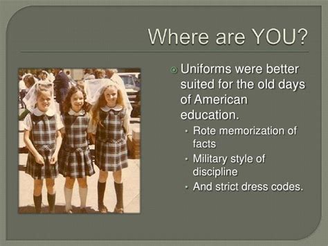 Students Should Wear Uniforms To School