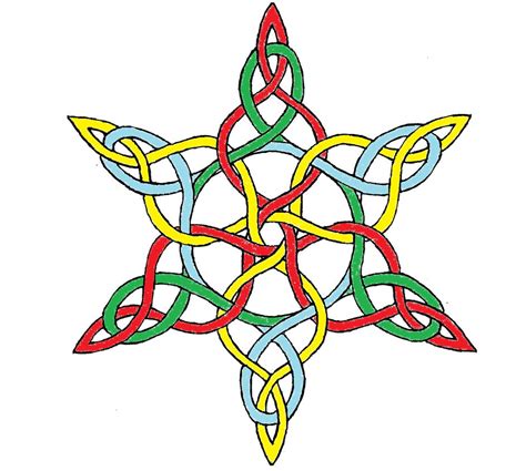 Celtic Star Knot Colored By Wilhem1971 On Deviantart