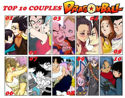 top 10 favorite dragon ball couples by duskmindabyss on deviantart