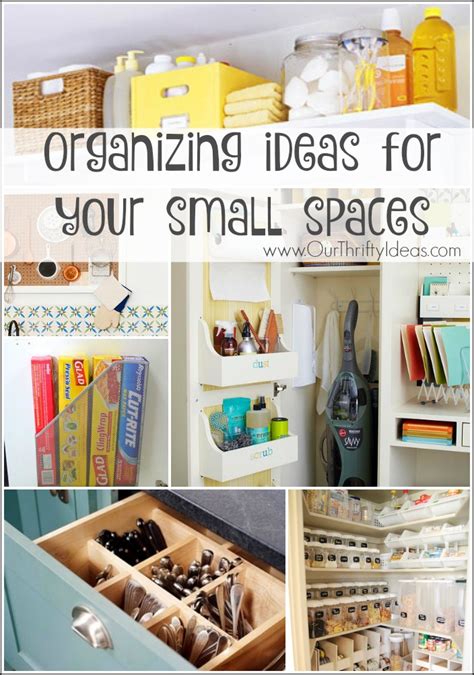 Organize Small Spaces Our Thrifty Ideas