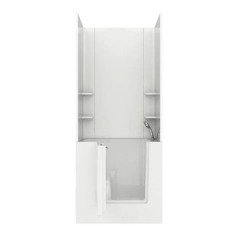 18 posts related to 4 ft bathtub shower combo. Universal Tubs Rampart 3.4 ft. Walk-in Whirlpool Bathtub ...
