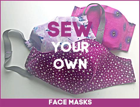 You may add more layers on the lining pieces to. Face Mask Sewing Tutorials + Printable Patterns - Sew What ...