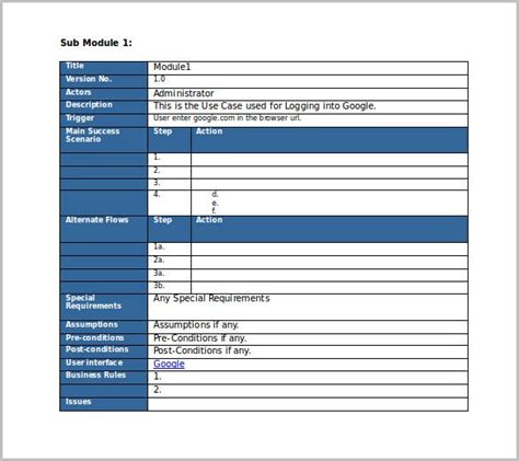 Test Case Template 22 Free Word Excel Pdf Documents Download