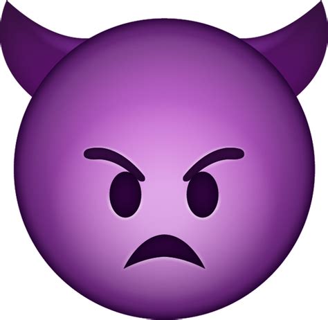 Download Mad Devil Iphone Emoji Icon in JPG and AI | Emoji Island