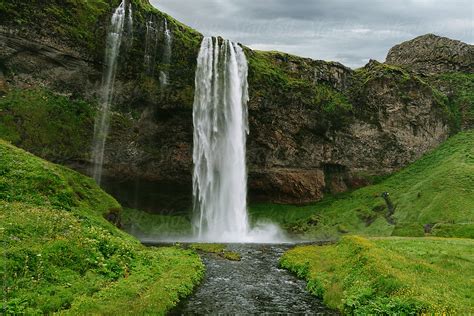 Seljalandsfoss Waterfall By Stocksy Contributor Victor Torres Stocksy