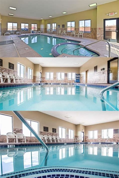Indoor Heated Pool And Hot Tub At Page Hotel Comfort Inn And Suites Suites Pool Hot Tub