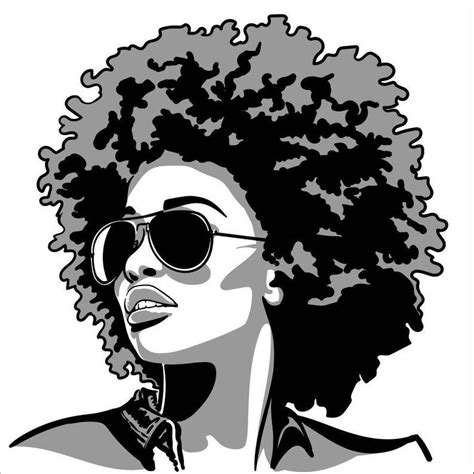 Melanin Fros And Bandw Art Print Etsy Uk Black Woman Silhouette