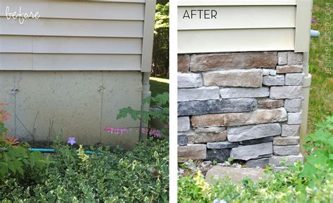 Adding Stone Veneer to a Concrete Foundation Wall - Jenna ...