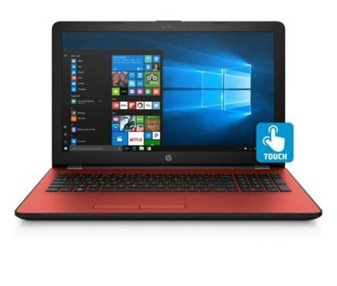 Hp 15 Bs144wm 156″ Hd Touchscreen Laptop Red For Sale Online Ebay