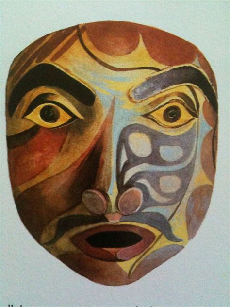 Native American Mask Pacific Nw Mascaras Africanas Mascaras Antifaz