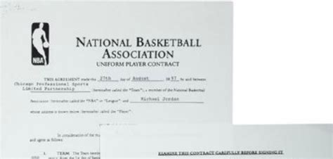 Michael Jordans 33 Million Contract Goes To Auction