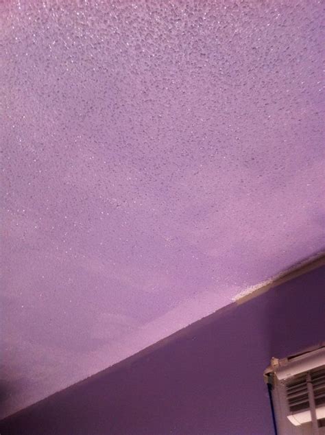 We Added Super Fine Silver Glitter To Our Smokey Greypurple Ceiling