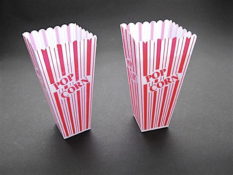 Just For Fun Vintage Plastic Reusable Popcorn Serving Containers 2