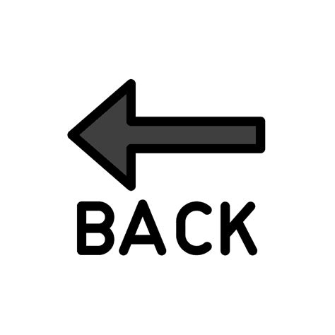 Back Arrow Emoji Clipart Free Download Transparent Png Creazilla