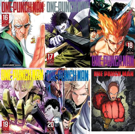 One Punch Man Volume 16 20 Collection 5 Books Set One Punch Man Vol