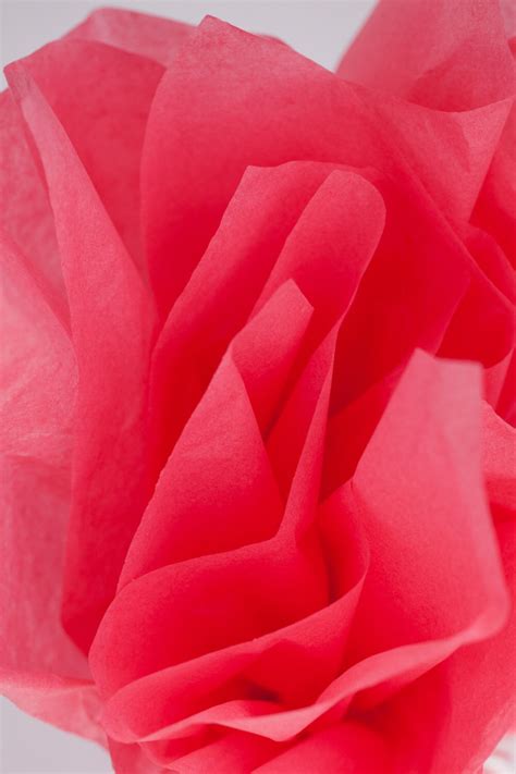 Coral Pink Tissue Paper 48 Sheets Bulk Tissue Paper Coral