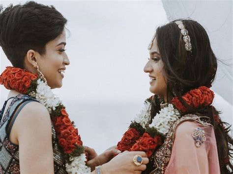 Kerala Lesbian Couple Once Separated By Families Turns Brides In Wedding Photoshoot Kerala