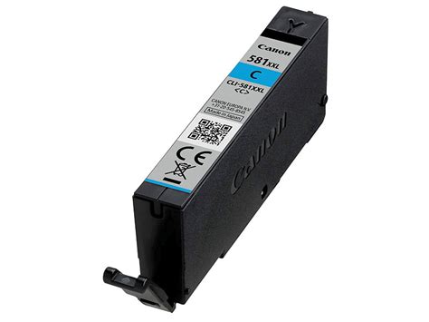 Airprint and google cloud compatible, black, works with alexa. CANON Original Tintenpatrone CLI-581 XXL C, cyan