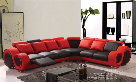 Black And Red Sofa Set Designs