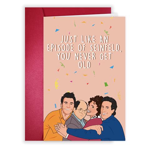 Buy Seinfeld Inspired Birthday Card Funny Card Celebrate 90s You