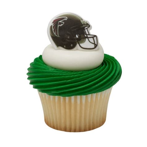 ATLANTA FALCONS Cupcake Rings NFL Cake Toppers For Birthday Etsy