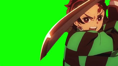【kimetsu No Yaiba】tanjiro 5 Demon Slayer Green Screen Effects Green