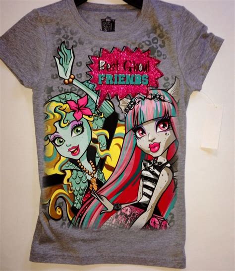 Monster High Best Ghoulfriends Girls Shirt New Size 78 Shirts For