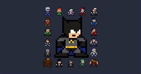 Batman The Pixelated Series 8bit Pixel Art Batman The Animated