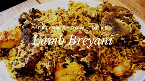 Fatima Sydows Lamb Breyani South African Recipes African Food Indian