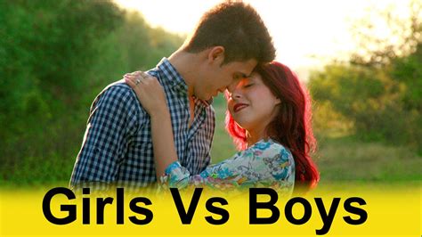 Girls Vs Boys Funny Facts Youtube