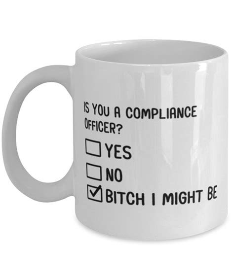 Funny Compliance Officer Mug Is You A Compliance Officer Etsy