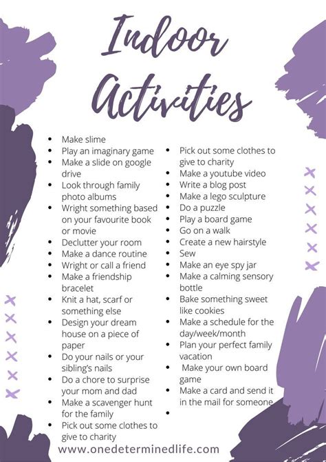 50 Indoor Activities For Bored Pre Teens Activities For Teens Indoor