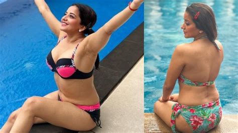 bekaboo s monalisa flaunts her curvaceous figure in scintillating bikini netizens call her sexy