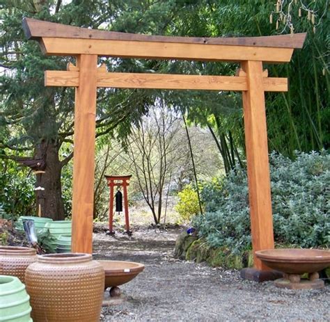 Torii Custom Crafted From Traditional Design Pergola Garden Pergola