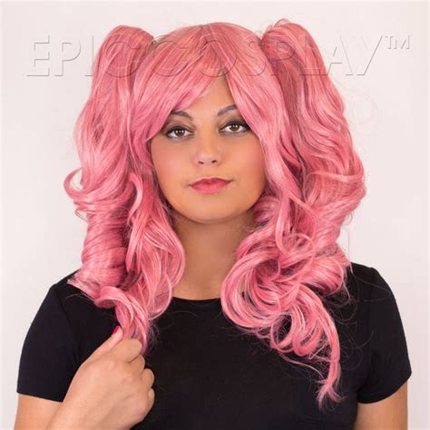 Maia Princess Pink Mix Curly Cosplay Wig Set