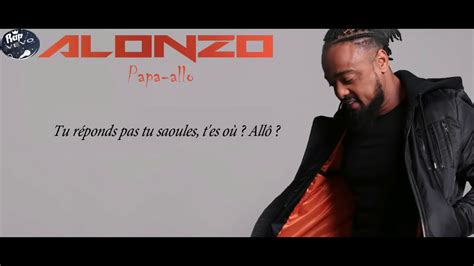 Alonzo Papa Allô Paroles Lyrics Youtube
