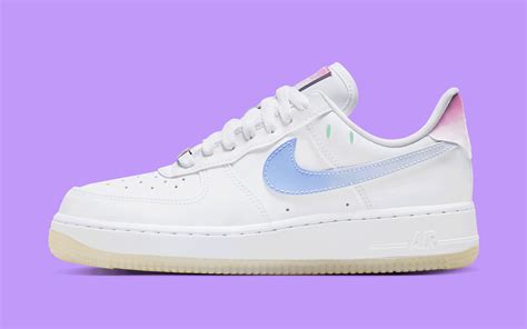 Color Changing Uv Swooshes Surface On The Air Force 1 Low For Spring