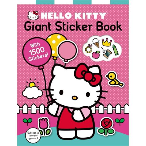 Hello Kitty Giant Sticker Book With 1500 Stickers