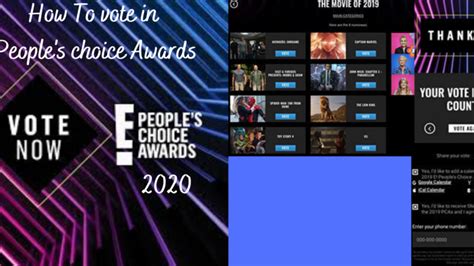 E Peoples Choice Awards Voting 2020 Vote Online Twitter Xfinity