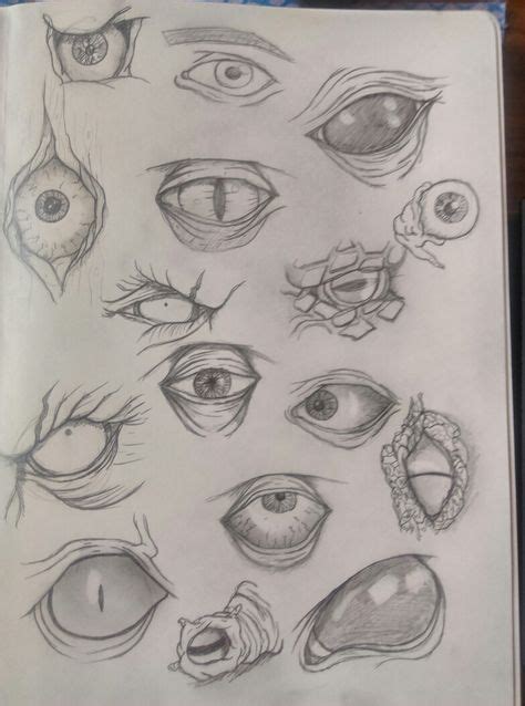 Demon Eyes Sketch Artsy Pictures Eye Sketch Demon Eyes