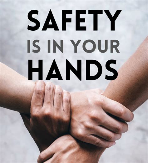 Safety Is In Your Hands Safety Posters Health And Safety Poster
