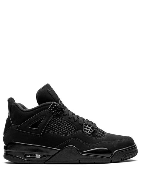 Jordan Air Jordan 4 Retro Black Cat 2020 Farfetch Black Nike Shoes